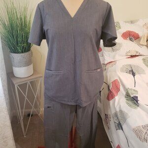 Figs Scrub Set - Technical Collection -  Graphite Casma